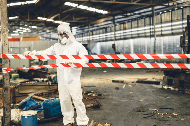 Professional Odor Removal technician working in Brewster, MA